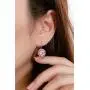 Blooming CZ Filigree Rose Flower Crystal Leverback Dangle Drop Earrings for Women Girls Sensitive Ear Sweet Sunflower Dangling for Lovers Wedding Elegant Diamond Jewelry Gifts Hypoallergenic