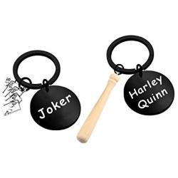 BAUNA Joker Keychain Set Best Friend Friendship Couple Jewelry Movie Show Keychain