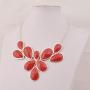 Jane Stone Fashion Gold Tone Bubble Collar Necklace Statement Chunky Jewelry for Women