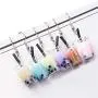 D.Rosse 6 Pairs Creative Unique Bubble Boba Tea Dangle Earrings Funny Personality Milk Tea Drink Earring Colorful Glass Bottle Funny Earrings for Women Girls Party Jewelry Gifts