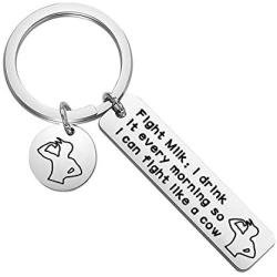 Zuo Bao Fight Milk Keychain Its Always Sunny in Philadelphia Wiki TV Show Lover Gift Based Gift Based Gift Ideas for Bodyguards