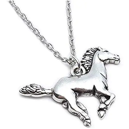Horse Pendant Horse Necklaces for Girls Teen Birthday Gift Silver Horse Pendant Horse Necklaces for Girls Teen Birthday Gift Silver