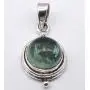 SilverStarJewel Solid Sterling Silver Pear Shape Green 9 x 9 mm Apatite Pendant 2.5 cm SilverStarJewel Solid Sterling Silver Pear Shape Green 9 x 9 mm Apatite Pendant 2.5 cm