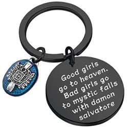 SEIRAA Inspired Jewelry for Damon Salvatore Fans Bad Girls Go to Mystic Falls With Damon Salvatore Family Signet Charm