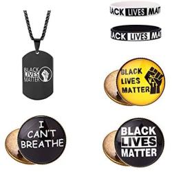 RnBLM JEWELRY 40 PCS Black Lives Matter Bracelet Silicone Wristband Bracelets Rubber Bangle Bracelet BLM Bracelet for Men Women