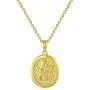 In Season Jewelry 18k Yellow Gold Plated Guardian Angel Religious Medal Pendant Necklace Kids 18'' In Season Jewelry 18k Yellow Gold Plated Guardian Angel Religious Medal Pendant Necklace Kids 18''