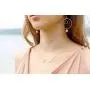 Your Always Charm Ocean Wave Necklace Sea Jewelry for Surfer Beach Lover (silver)