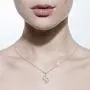 Sterling Silver Only You Heart Necklaces for Women Girl,Anniversary Valentines Day Mothers Day Jewelry Gifts for Her