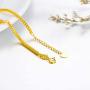 18K Gold Bracelets for Women, Dainty Yellow Gold Diamond Cut Ball Bracelets, Italian Mesh Chain Anniversary Jewelry Gift for Her, Wife, Mom, Girls
