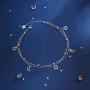 DAOCHONG Anklet for Women S925 Sterling Silver Adjustable Foot Ankle Bracelet