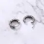 Gothic Skull Hoop Earring Small Stainless Steel Punk Rock huggie Earrings for Men Vintage Jewelry
