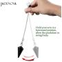 JADENOVA Pendulum Crystal Necklace Natural Obsidian Crystal Pendulums for Divination Dowsing Quartz Pendulum Chakra Reiki Healing Jewelry for Women Men