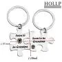 HOLLP Pregnancy Gift New Mom New Dad Puzzle Piece Keychain Set Soon to Be Mommy/Daddy Jewelry Gift for New Mommy Dad HOLLP Pregnancy Gift New Mom New Dad Puzzle Piece Keychain Set Soon to Be Mommy/Daddy Jewelry Gift for New Mommy Dad