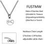 FUSTMW 3 Pinky Promise Necklace Pinky Swear Best Friends Gift Sisters Necklaces Friendship Jewelry
