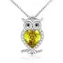 WINNICACA Birthstone Necklace s925 Sterling Silver Owl Pendant Necklace Jewelry Gifts Women Girls Birthday Christmas Owl Lovers WINNICACA Birthstone Necklace s925 Sterling Silver Owl Pendant Necklace Jewelry Gifts Women Girls Birthday Christmas Owl Lovers