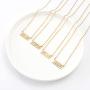 Birthday Year Necklace, 18K Gold Plated Stainless Steel Birth Year Number Pendant Necklace Memorable Anniversary Jewelry for Women Girls