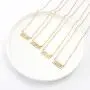 Birthday Year Necklace, 18K Gold Plated Stainless Steel Birth Year Number Pendant Necklace Memorable Anniversary Jewelry for Women Girls