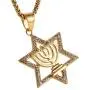 AsAlways Men Women Branch Candle Holder Pendant Israel Judaica Gift Religious Jewelry Jewish Megan Star of David Pendant Necklace 18K Gold Hexagon Star Necklace AsAlways Men Women Branch Candle Holder Pendant Israel Judaica Gift Religious Jewelry Jewish Megan Star of David Pendant Necklace 18K Gold Hexagon Star Necklace