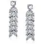 Art Deco Style Fashion Bridal Multi Marquise AAA CZ Statement Collar Tennis Necklace Matching Chandelier Dangle Earrings Jewelry Set for Women Wedding Prom Pageant Silver Plated Art Deco Style Fashion Bridal Multi Marquise AAA CZ Statement Collar Tennis Necklace Matching Chandelier Dangle Earrings Jewelry Set for Women Wedding Prom Pageant Silver Plated