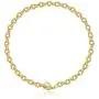 Statement 14k Gold Plated 4mm Thick Oval Chain Link Choker Toggle Necklaces Chunky Gold Jewelry for Women Mothers Gift