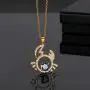 Hipunk Constellation Necklace Iced Out 18k Gold Plated 12 Zodiac Sign Pendant Horoscope Astrology Star Birthday Jewelry SP0068