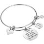 JanToDec Jewelry Stepdaughter Bangle Bracelet from Stepmom Stepdad Daughter-in-Law Gifts from Mother-in-Law Life Gave Me The Gift of You