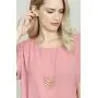 RIAH FASHION Bohemian Geometric Pendant Long Necklace - Boho Metallic Charm Chevron, Tribal Triangle, Snake Print Wood Layering Chain RIAH FASHION Bohemian Geometric Pendant Long Necklace - Boho Metallic Charm Chevron, Tribal Triangle, Snake Print Wood Layering Chain