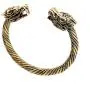 HANTON Unisex Double Dragon Viking Bangle Adjustable Cuff Bracelet for Men and Women Statement Boys Fashion Bangle Jewelry