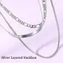 Jeairts Punk Layered Necklace Snake Bone Choker Necklaces Minimalist Necklace Chain Jewelry for Women and Girls Jeairts Punk Layered Necklace Snake Bone Choker Necklaces Minimalist Necklace Chain Jewelry for Women and Girls