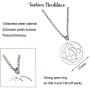 Detailed AA & NA Anonymous Dual Pendant Necklace Keyring 12 Steps Recovery Sober