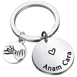 Gzrlyf ANAM Cara Keychain Soul Friend Gifts BFF Friendship Gifts Soul Sister Gifts