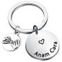 Gzrlyf ANAM Cara Keychain Soul Friend Gifts BFF Friendship Gifts Soul Sister Gifts
