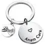 Gzrlyf ANAM Cara Keychain Soul Friend Gifts BFF Friendship Gifts Soul Sister Gifts