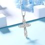 Besilver Celtic Triskele Lion of Judah Magen David Star Pendant Necklace for Men Woment Sterling Silver Celtic Cross Jeuse Faith Religious Amulet Jewelry