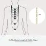 KEZEF Rose Gold Plated Sterling Silver Cable Chain KEZEF Rose Gold Plated Sterling Silver Cable Chain