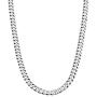 Savlano 925 Sterling Silver 5mm Italian Solid Curb Cuban Link Chain Necklace for Men & Women - Made in Italy Comes Gift Box (5mm)