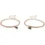 Lux Accessories Best Buds BFF Marijuana Leaf ID Bracelet Set 2PC Lux Accessories Best Buds BFF Marijuana Leaf ID Bracelet Set 2PC