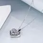 YAFEINI Heart Locket Necklace 925 Sterling Silver Guardian Angel Wings Love Message Locket Necklace That Holds Pictures for Women Jewelry Gifts for Wife