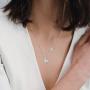 SHERLOVE 14K Gold/Sterling Silver Plated Butterfly Necklace Simple Dainty Pendant Necklace Trendy Jewelry for Women Teen Girls
