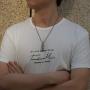 Cross Bullet Pendant Stainless Steel Necklace for Men Lords Prayer Necklace Lords Bible Cross Prayer Cremation Ashes Urn Necklace