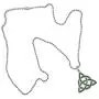 St Patricks Jewelry Elemental Green Celtic Triquetra Trinity Knot Norse Viking Pagan Magic Wicca Wiccan Witch Protection Amulet Pewter Pendant Necklace Charm for men women w Silver Ball chain St Patricks Jewelry Elemental Green Celtic Triquetra Trinity Knot Norse Viking Pagan Magic Wicca Wiccan Witch Protection Amulet Pewter Pendant Necklace Charm for men women w Silver Ball chain