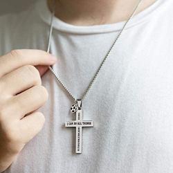 Palterwear Sport Necklace for Boys and Teens - Stainless Steel Pendant with Ball Charm and Inspirational Text (Soccer)
