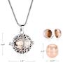 Minicremation Cremation Jewelry Urn Pendant Necklace for Ashes with Hollow Mini Keepsake Urn Memorial Jewelry for Ashes