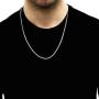 Authentic Solid Sterling Silver Cuban Curb Link .925 ITProLux Necklace Chains 2MM - 10.5MM, 16'' - 30'', Silver Chain for Men & Women, Made In Italy, Next Level Jewelry