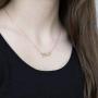 Hidepoo Custom Name Necklace Personalized – Stainless Steel Customized Name Pendant Necklace,Dainty Letter Name Necklace Chain Custom Personalized Jewelry Gifts for Women Girls