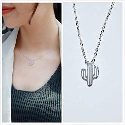 Your Always Charm Cactus Necklace,BFF Friendship Necklace with Gift Card
