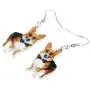 NEWEI Acrylic Sweet Corgis Dog Dangle Earrings Drop Animal Ornaments Jewelry For Women Girl Gift Charm Accessories NEWEI Acrylic Sweet Corgis Dog Dangle Earrings Drop Animal Ornaments Jewelry For Women Girl Gift Charm Accessories