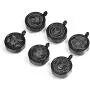 Nkoluky Ashes Urn Necklace Memorial Jewelry Stainless Steel Engraved Army Police Keepsake Locket