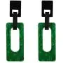 Mrotrida Big Acrylic Earrings for Women Teen Girls Cellulose Acetate Rectangle Pendants Earrings Jewelry