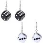 coadipress 3D Dice Dangle Drop Earrings Set for Women Girls Funny Punk Resin White Black Cube Dice Casino Contracted Sieve Disco Dancing Earrings jewelry coadipress 3D Dice Dangle Drop Earrings Set for Women Girls Funny Punk Resin White Black Cube Dice Casino Contracted Sieve Disco Dancing Earrings jewelry